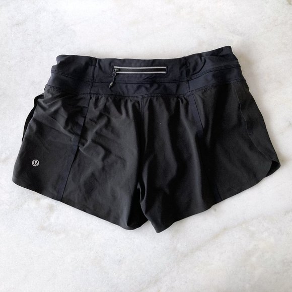 Lululemon black shorts with pockets, (size 6) drawstring waist - Picture 2 of 8